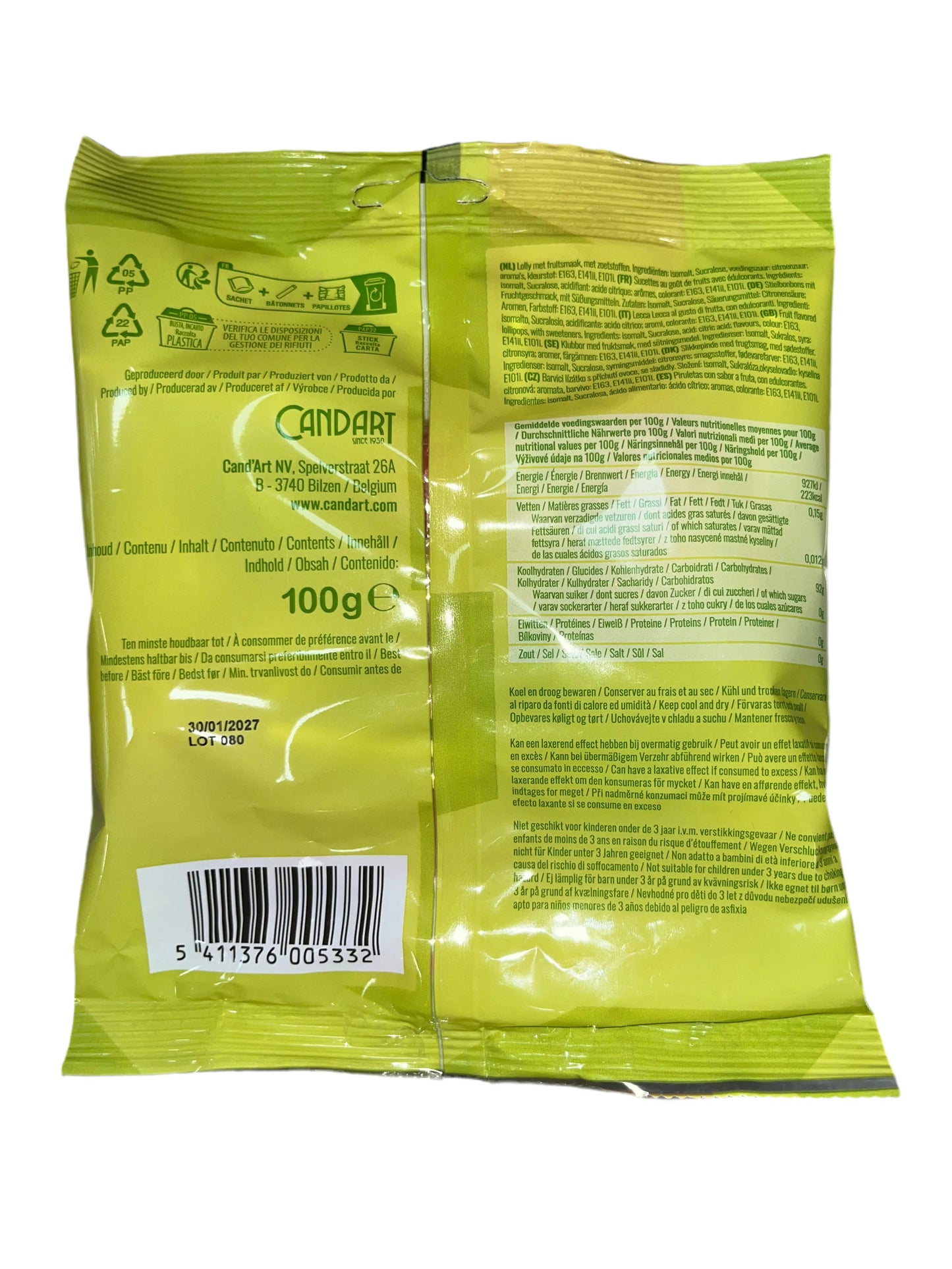 Sucette sans sucre Hisch Bonbec