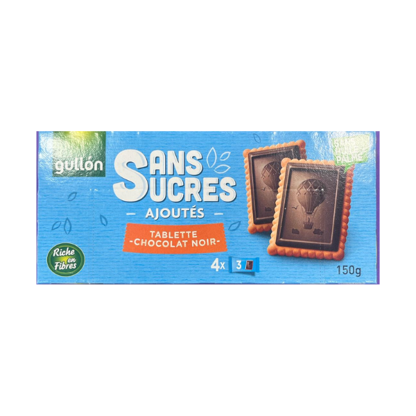 Tablette de chocolat sans sucre