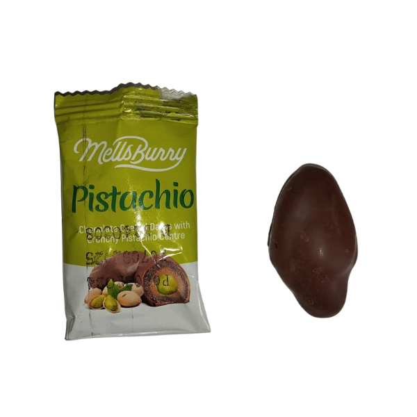 Dattes enrobées au chocolat – Pistache – DUBAÏ (200G) Meusburry