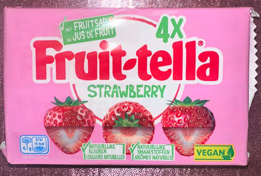 Fruit-tella fraise 4*41grs Bonbec