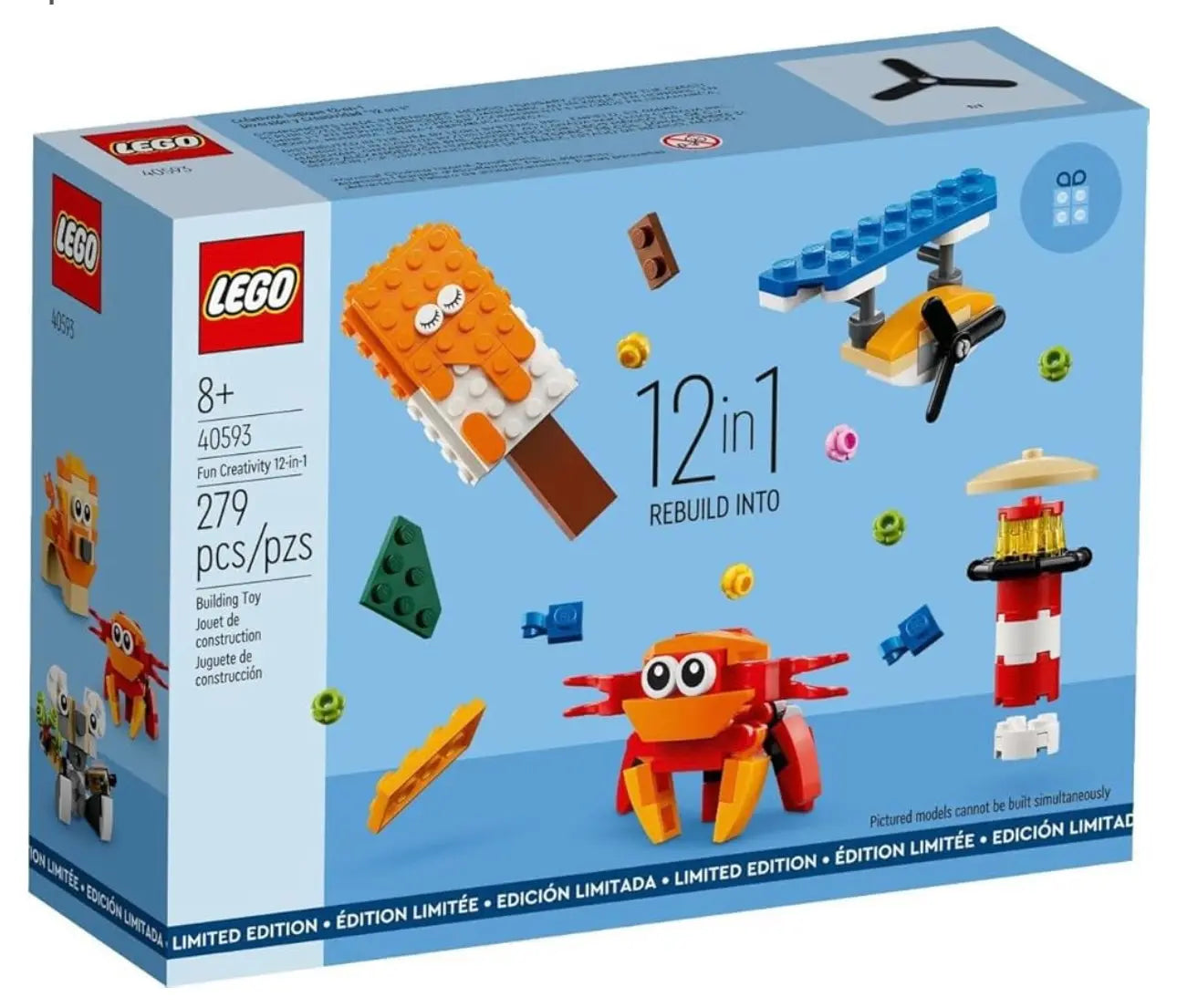 LEGO édition limitée 12 en 1 model 40593  8+ Bonbec
