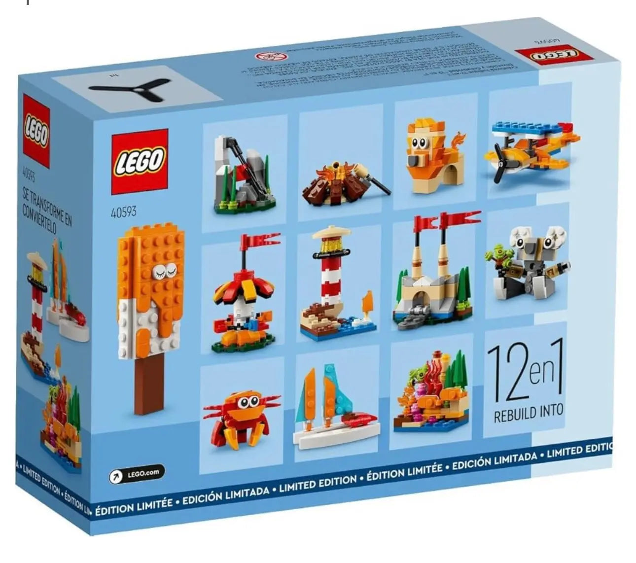 LEGO édition limitée 12 en 1 model 40593  8+ Bonbec
