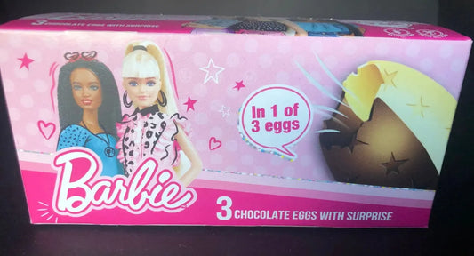 Œufs chocolat avec surprise Barbie par 3 Bonbec